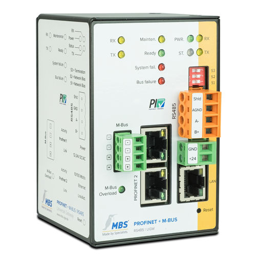 Pasarela M-Bus - Triple-X  - MBS GmbH - de comunicación / RS-485 / RS-232