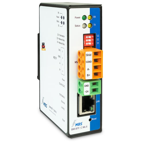 Router BACnet - UBR-BTF | Mk II - MBS GmbH - de datos / LAN / RS485