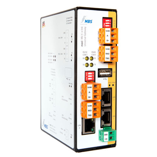 Pasarela de comunicación - maxi | Mk II | x-link - MBS GmbH - Ethernet / RS-232 / RS-485