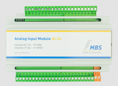 Módulo E/S digital - MBS GmbH - analógico / RS485 / Modbus