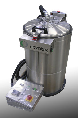 Secador de lecho fluidizado - NOVATURN series - NOVATEC srl - Surface Finishing Technology - centrífugo / batch