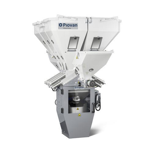 Dosificador de granulado - MDW  - Piovan - de tornillo / gravimétrico / para la industria electrónica