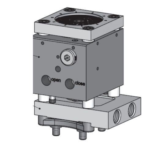 Actuador hidráulico - HB series - Synventive Molding Solutions - lineal / para válvulas de compuerta / con sensor de posición integrado
