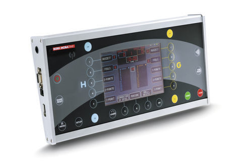 Terminal de operador con pantalla táctil - Touch-Screen Bedienpukt für MSA - BÜRK MOBATIME GmbH - móvil / LCD color / robusto