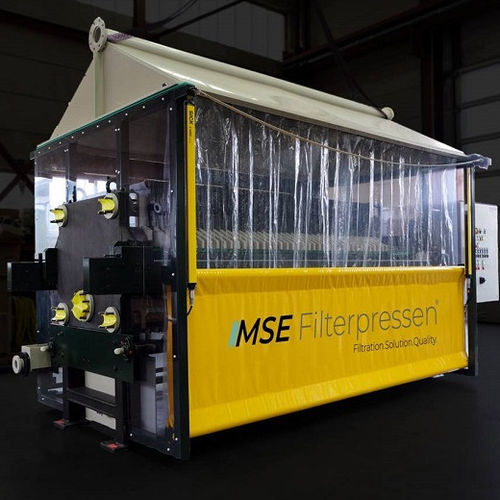 Filtro-prensa de viga lateral - GFP series - MSE Filterpressen GmbH - de bastidor / automática / de alta presión