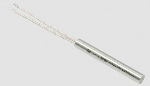 Cartucho calefactor 380 V - PE - Ihne & Tesch GmbH - de acero inoxidable