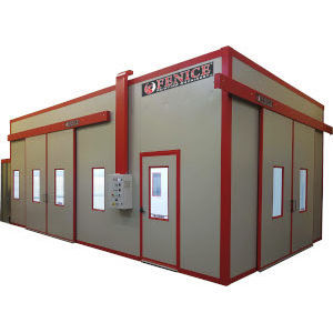 Cabina de pintura cerrada - FENICE-D - Fenice Machinery srl - para piezas de recambio / con filtro / automática
