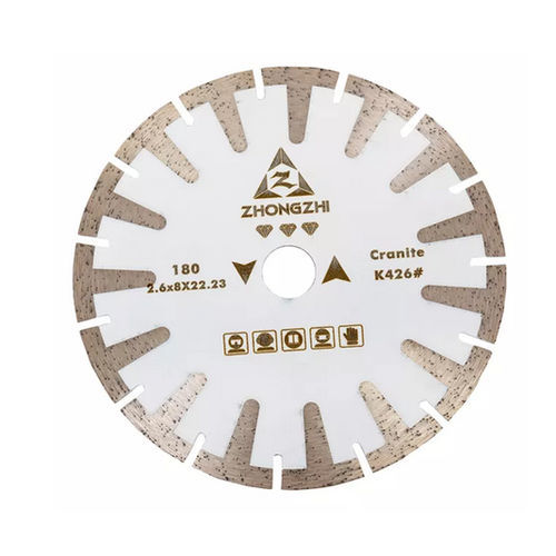 Hoja de sierra con segmentos - Quanzhou Zhongzhi New Material Technology Co., Ltd - circular / para tronzado / de acero