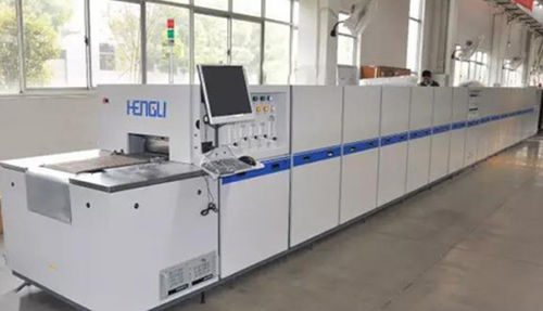 Horno de mufla - Hengli Eletek Co., Ltd - de cinta transportadora / de rodillos / tratamiento térmico