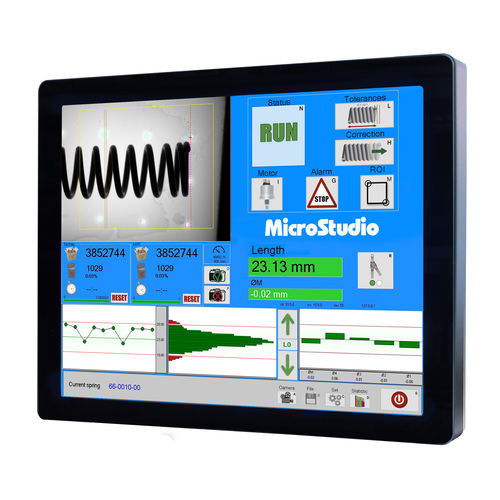 Sistema de medición de diámetro - LED50 - MicroStudio S.r.l - de longitud / de fuerza en compresión / de vídeo