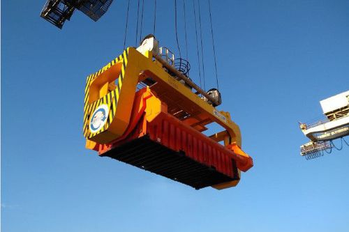 Spreader para contenedores - RAM 4111 STS - Peiner - fijo / semiautomático