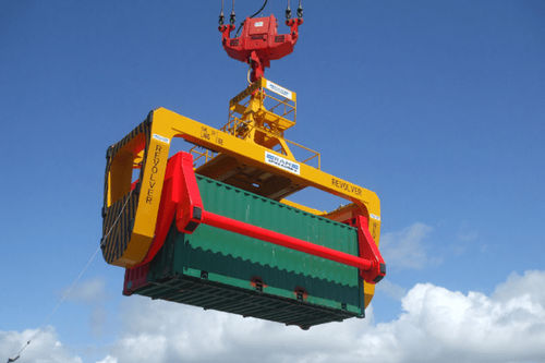 Spreader para contenedores - RAM 4121 MHC - Peiner - fijo / semiautomático