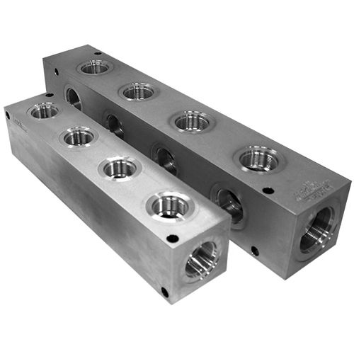 Manifold multivía - ...U series - Lynch Fluid Controls Inc. - de aluminio / de distribución