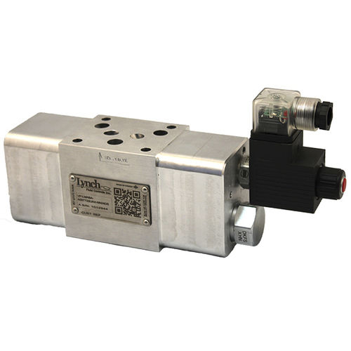 Distribuidor hidráulico accionado por solenoide - Lynch Fluid Controls Inc. - modular