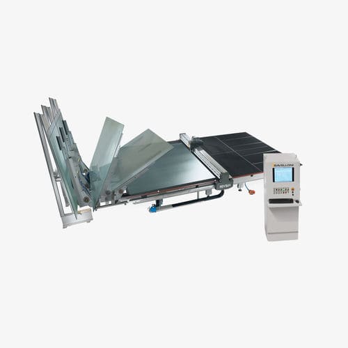 Mesa de corte para vidrio - REV 370 SLH - www.bavelloni.com/ - para materiales pesados