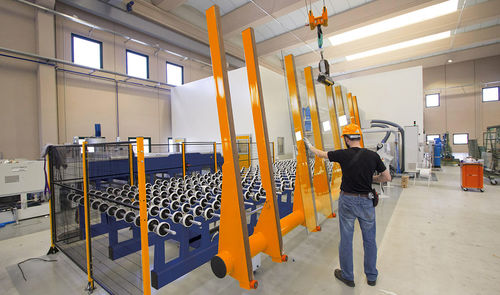 Línea de producción de vidrio laminado - Bovone
