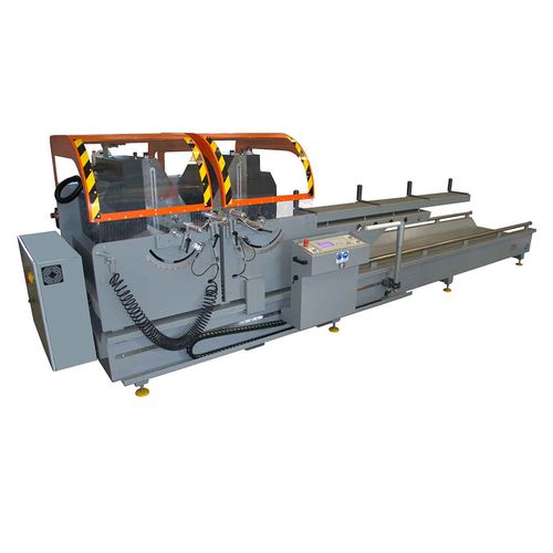 Tronzadora doble cabezal para aluminio - MAMMUT 700 - OMC di bisognagni srla - para PVC / para perfiles