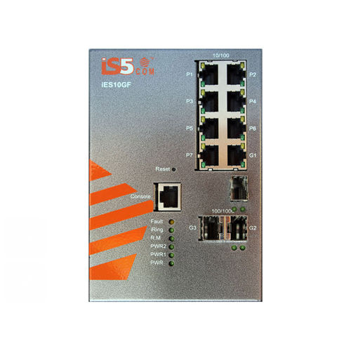 Conmutador Ethernet administrable - iES10GF - iS5 Communications - 10 puertos / Gigabit Ethernet / SFP+