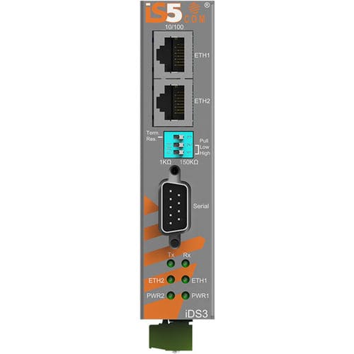 Servidor de periférico RS-232 - iDS3-S - iS5 Communications - Ethernet / LAN / Ethernet