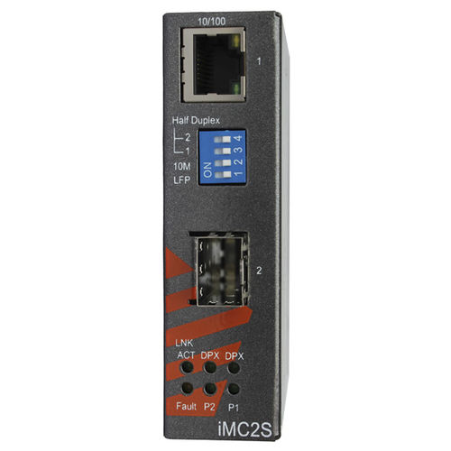 Convertidor de medios - iMC2S - iS5 Communications - Ethernet / industrial / 2 puertos