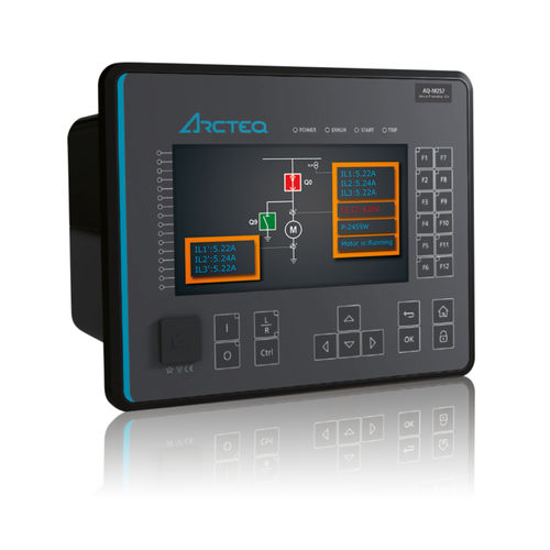 Relé de protección térmico - AQ-M257 - Arcteq Relays Ltd - trifásico / para motor eléctrico / IEC