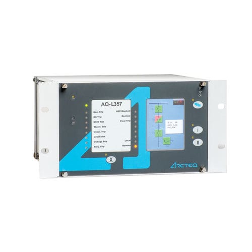 Relé de protección de distancia - AQ-L357 - Arcteq Relays Ltd - de fuga a tierra / trifásico / para línea eléctrica aérea