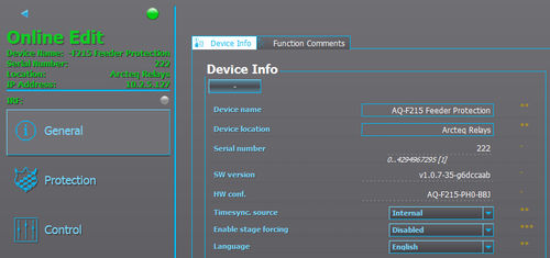 Software configuración - AQTIVATE 200 - Arcteq Relays Ltd - en línea / off-line