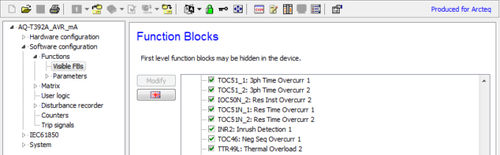 Software configuración - AQTIVATE 300 - Arcteq Relays Ltd - en línea / off-line