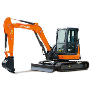 Miniexcavadora - ZX55U-5A - HITACHI Construction Machinery - con orugas / Tier 2 / para obra de construcción