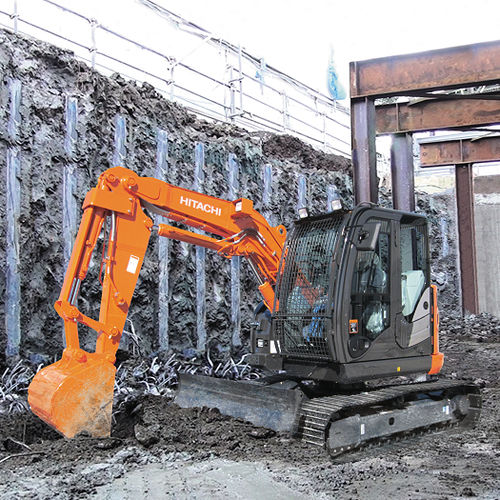 Excavadora intermedia - ZX38U-5A	 - HITACHI Construction Machinery - con orugas / diésel / para obra de construcción