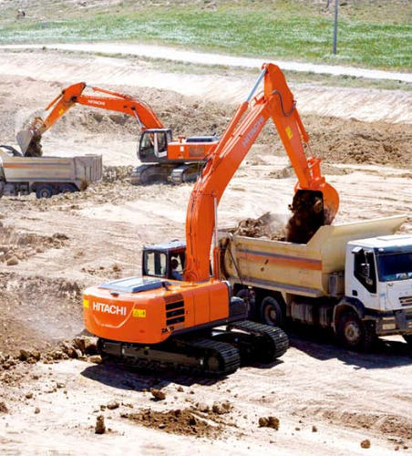 Excavadora intermedia - ZX210K-5G - HITACHI Construction Machinery - con orugas / Tier 2 / para obra de construcción