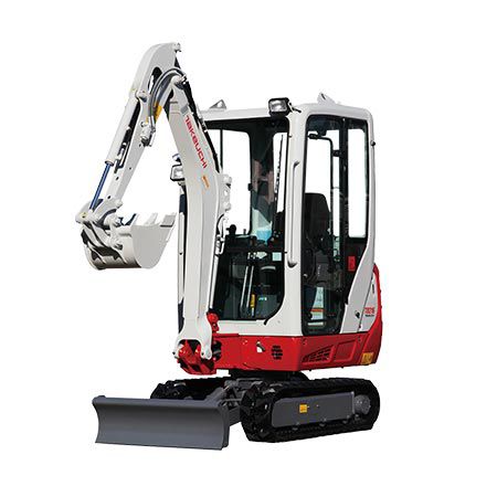 Miniexcavadora - TB216 - TAKEUCHI - con orugas / diésel / para obra de construcción