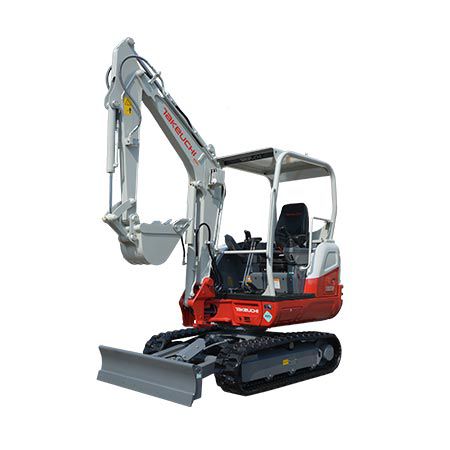 Miniexcavadora - TB230 - TAKEUCHI - con orugas / diésel / para obra de construcción
