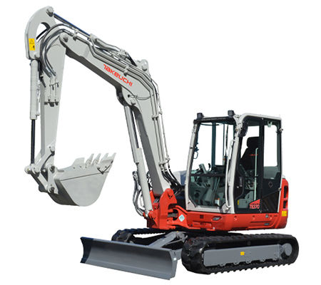 Miniexcavadora - TB370 - TAKEUCHI - con orugas / diésel / compacta