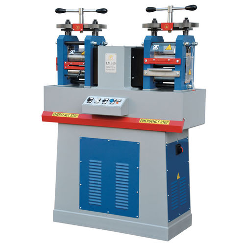 Laminadora para laboratorio - LM-series - CHINETTI - de acero / en tándem