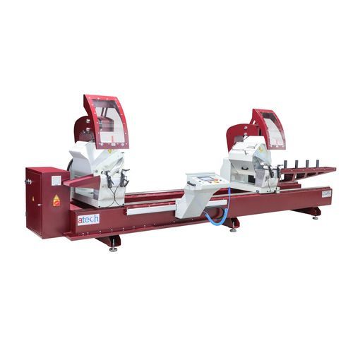 Tronzadora doble cabezal CNC - ZIGMA-450AU - ATECH MACHINE - para PVC / para aluminio / para madera