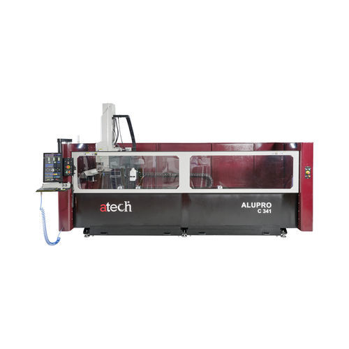 Centro de mecanizado CNC 10 ejes - AluPro-C341 - ATECH MACHINE - vertical / para PVC / para aluminio