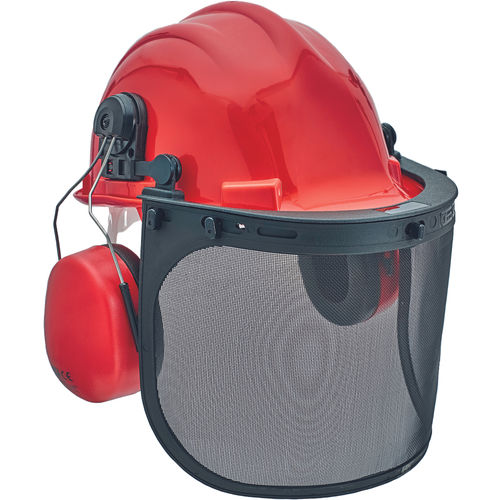 Casco forestal - YARROW - CERVA GROUP a.s - EN 397 / ABS / rojo