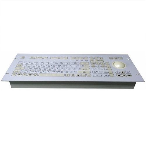 Teclado empotrable - CK-ME483188-50TB - Clickin Industrial Co., Ltd. - de membrana / con trackball / con ratón
