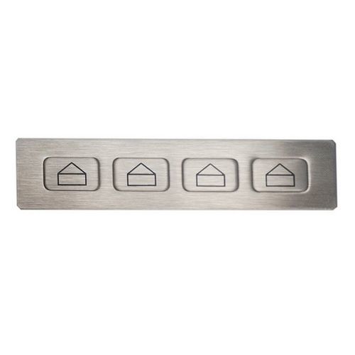 Teclado numérico 4 teclas - CK-FU11627 - Clickin Industrial Co., Ltd. - empotrable / de acero inoxidable / antivandalismo