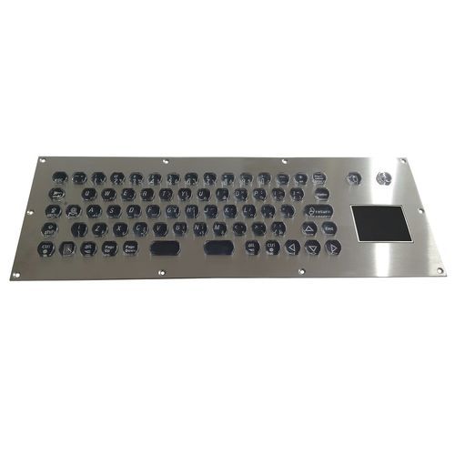 Teclado empotrable - CK-KB373132-TPPKBL - Clickin Industrial Co., Ltd. - con microinterruptor / con alfombrilla táctil / con ratón