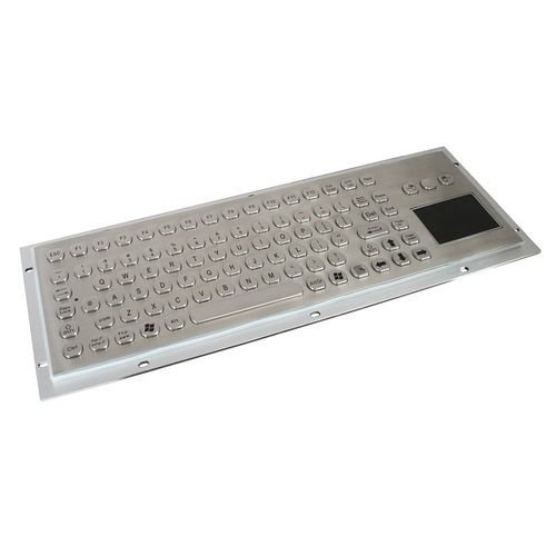 Teclado empotrable - CK-KB392135-TP - Clickin Industrial Co., Ltd. - contacto carbono / con tecla Fn / con alfombrilla táctil