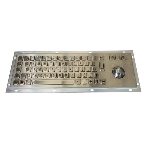Teclado empotrable - CK-KB300100-38TB - Clickin Industrial Co., Ltd. - contacto carbono / con trackball / con ratón
