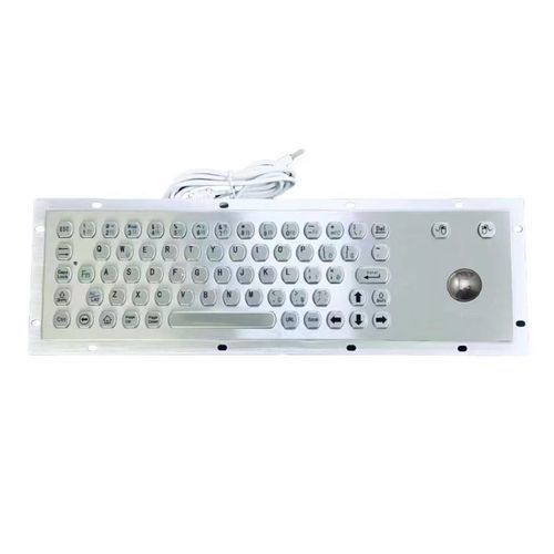 Teclado empotrable - CK-KB370110-38TB - Clickin Industrial Co., Ltd. - contacto carbono / con trackball / con ratón