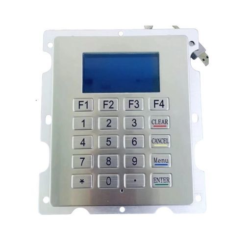 Teclado numérico 20 teclas - CK-KE146120-LCD - Clickin Industrial Co., Ltd. - empotrable / de acero inoxidable / USB