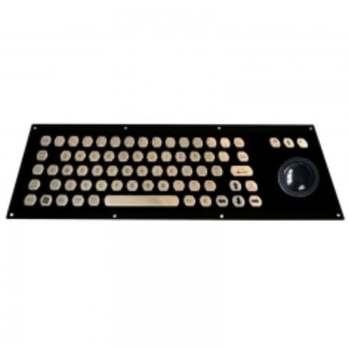 Teclado empotrable - CK-KB17IN1-50TB - Clickin Industrial Co., Ltd. - con trackball / marino / QWERTY