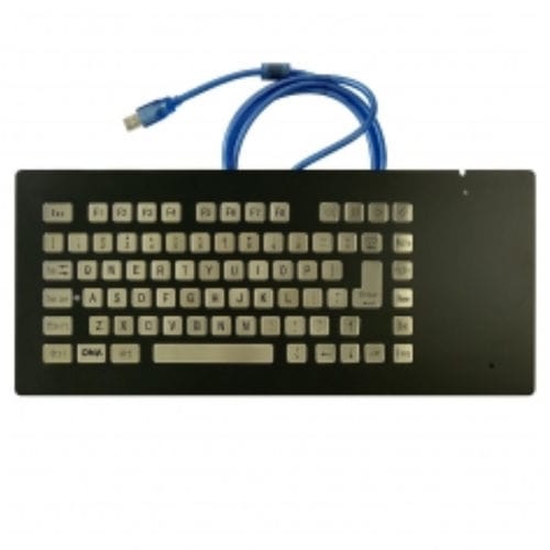 Teclado empotrable - CK-KB370170-BK - Clickin Industrial Co., Ltd. - industrial / para aplicaciones mineras / marítimo