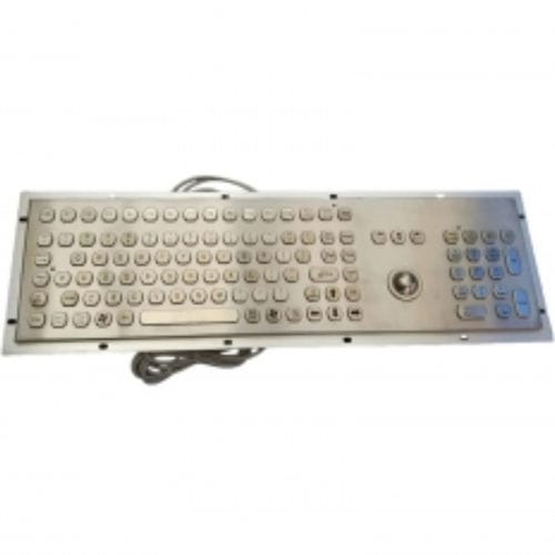 Teclado empotrable - CK-KB478135-25TB - Clickin Industrial Co., Ltd. - de tecla mecánica / con trackball / industrial