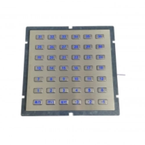 Teclado numérico 42 teclas - CK-KE3IN1 - Clickin Industrial Co., Ltd. - empotrable / de acero inoxidable cepillado / de acero inoxidable