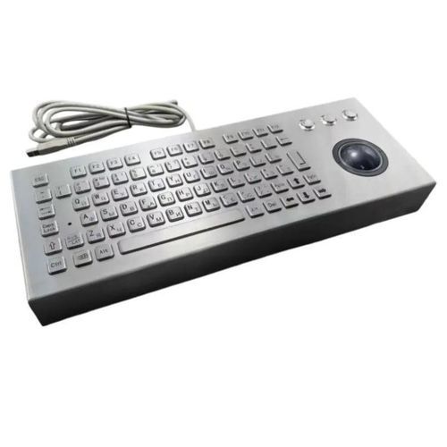 Teclado de mesa - CK-KB17IN1-50TBDT - Clickin Industrial Co., Ltd. - contacto carbono / con trackball / industrial